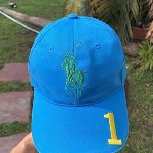 Ralph Lauren Fragrance Baseball Cap—Turquoise